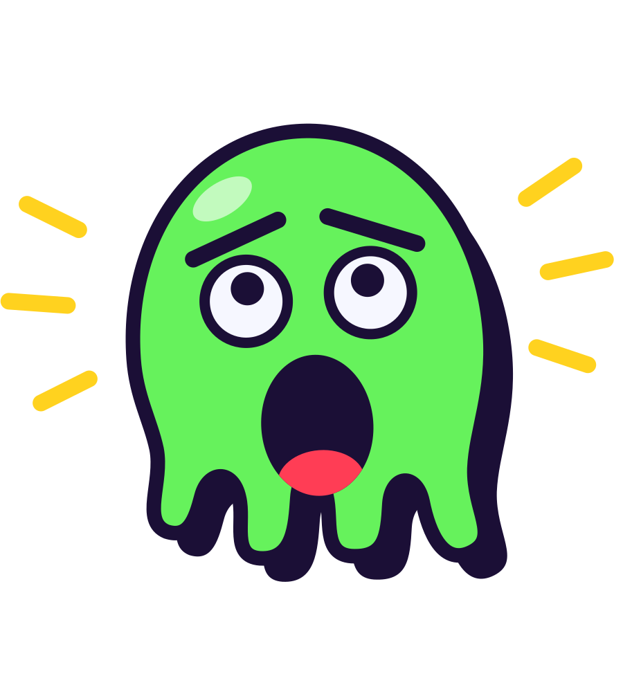 The DUDE & DADDY slime mascot